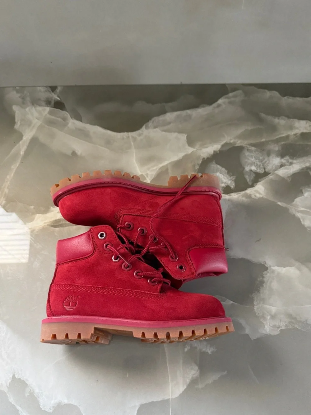Timberland red boots